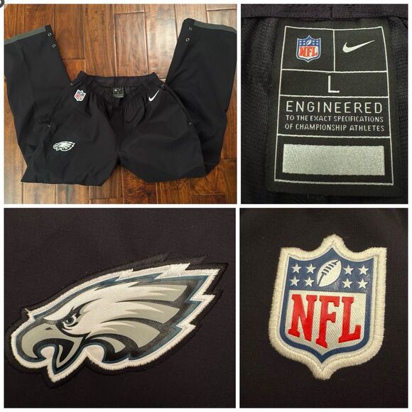 Nike Philadelphia Eagles Team Issued On-Field Storm-Fit Rain Pants - Picture 1 of 12
